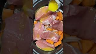 Slow Cooker Pork Chops and Sweet Potatoes [upl. by Aitel]