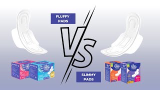 FLUFFY VS SLIMMY of bliss pads [upl. by Gloriane359]