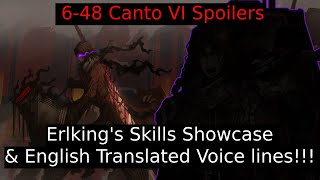 Erlking All Skills and Battle Voice Lines English Translated  Limbus Company Canto VI 648 Spoilers [upl. by Caryn341]