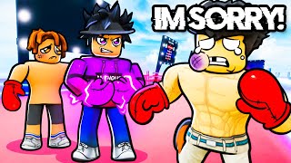 Defending NOOB From TOXIC PLAYERS Roblox Untitled Boxing Game [upl. by Maletta]