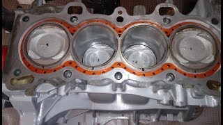 500hp D16A civic ycp Pistons install with speed factory no notch rods Vitara low compression [upl. by Elysha762]