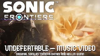 Undefeatable  Music Video Sonic Frontiers [upl. by Siekram]