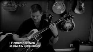 I Remember Wes as played by George Benson [upl. by Erinn]