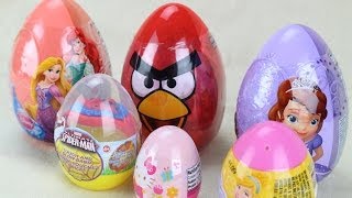 Unboxing Disney Easter Surprise Eggs Unboxing eggs spider man sofia Tatoos Disney Princess Eggs 01 [upl. by Mooney]