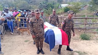 Ascienden a teniente póstumo militar muerto a manos de delincuentes haitianos en la frontera [upl. by Iseabal453]