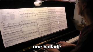 Chanson Triste Duparc Grada Gootjeslivepiano accompaniment with lyrics karaoke [upl. by Crane]