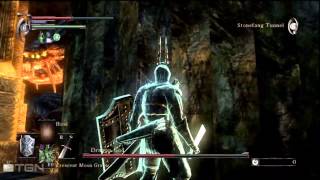 Demons Souls 55 Stonefang Tunnel Dragon Gods Breath Archdemon Boss [upl. by Ahsinid]