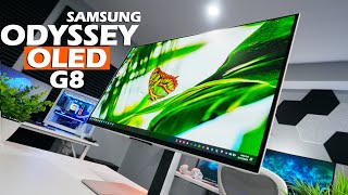 Unveiling the Ultimate OLED Gaming Monitor Samsung Odyssey OLED G8 2024 Review [upl. by Thayne]