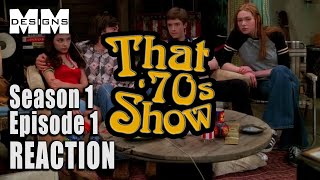 THAT 70S SHOW S01 E01  First Time Watching Reaction  MM Designs that70sshow [upl. by Alyakcim797]