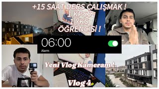 1 KPSS  1 YKS ÖĞRENCİSİ KARDEŞİMLE 15 SAAT DERS ÇALIŞTIK YENİ KAMERAM ❗️ VLOG 4 kpss2024 yks2024 [upl. by Broome]