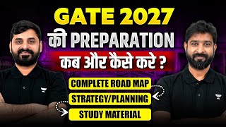 How To Start GATE 2027 Preparation  Complete Road Map  Test series  Study Material [upl. by Lugar445]