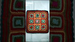 🧶🚪Crochet Square Doormat crochet doormatdesign crochetdesign art trendingshorts [upl. by Lledniuq]