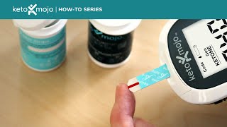 Testing your Blood Ketones with the KetoMojo meter [upl. by Adena]