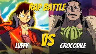 One Piece Rap  Rap Battle Desert Clash Luffy vs Crocodile  NerdGang [upl. by Yelserp]