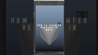 How to Chamfer Vertices in Maya  Quick Modeling Tip maya3dmodelingmalayalam mayamodeling maya [upl. by Keene]