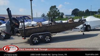 2025 Xpress H20 Bass boat Yamaha Vmax 175 SHO Thanks Josh F amp S Yamaha Hanover PA [upl. by Nonarb]