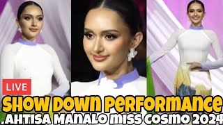 LIVE 2and Performance Ahtisa Manalo Wow Lahat Amoy na Ang PANALO Miss Cosmo international 2024 [upl. by Kartis]