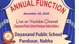 DAYANAND PUBLIC SCHOOL PANDUSAR NABHA NABHA is live [upl. by Oilut717]