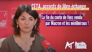 CETA accords de libreéchange halte aux contes de fées de Macron   Matinale de France Inter [upl. by Alika]