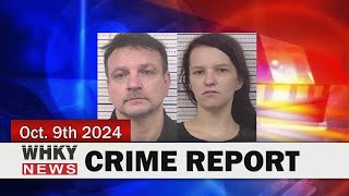 TRAFFIC STOP IN CALDWELL LEADS TO 2 FELONY METH ARRESTS  WHKY News  Crime Report Wed 100924 [upl. by Ybur]