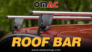 How to Install Roof Rack Cross Bar  Menabo Roof Bar  Menabo Roof Rack Cross Bar Installation [upl. by Margarida665]