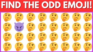 Can You Find the Odd one Out Emoji Edition  Odd one out Part 2 [upl. by Anelis743]