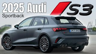 2025 Audi S3 Sportback Driving Exterior and Interior [upl. by Enelcaj]