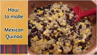 Mexican Quinoa  Cooking for Two  Meatless Monday  Healthy Meal Idea [upl. by Sink]