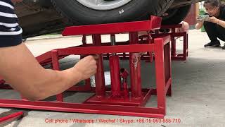 How to use hydraulic car service ramps USD30 per pieceFreight not included [upl. by Sregor]