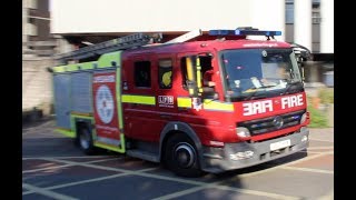 London Fire Brigade  Mk2 pump A432 LFB Kentish Town responding [upl. by Un]