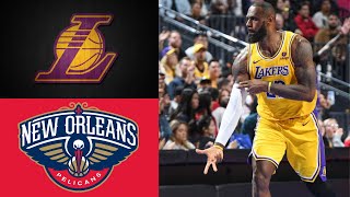 Lakers vs Pelicans  Lakers GameTimeTV  Lakers Team Highlights  In Season Tournament  Semi Finals [upl. by Razal]