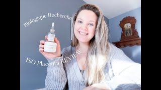 Biologique Recherche NEW serum  creme ISO placenta  REVIEW and comparison to OG formula [upl. by Zerla]