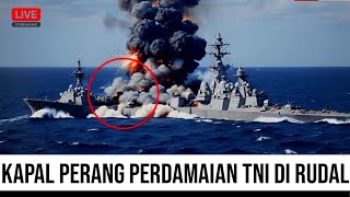 ISRAEL CARI MATI  PASUKAN ISRAEL GEMPUR KAPAL PERANG TNI MENUJU PALESTINA DI LAUT MESIR [upl. by Yehudit]