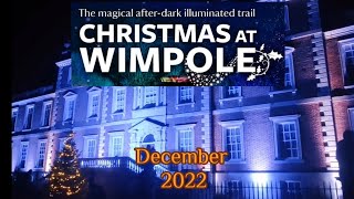 Wander About Wimpole Hall Christmas Light Trail  December 2022 Vlog [upl. by Einnij189]