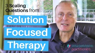 3 Scaling Questions From Solution Focused Therapy [upl. by Hamian428]