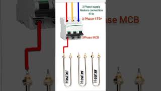 3 Phase supply heater Element connection [upl. by Hedi]