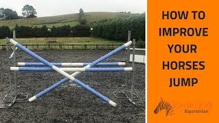 How to improve your horses jump with a quothigh arm Xquot with Kirstin Kelly [upl. by Levina]