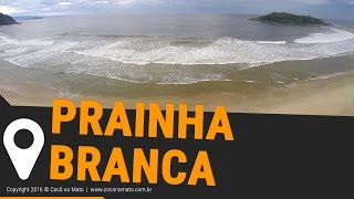 Prainha Branca uma das praias mais lindas do litoral paulista Drone  Full HD [upl. by Hacim]