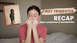 FIRST TRIMESTER RECAP  Signs Symptoms Cravings amp Emetophobia [upl. by Nueoht]