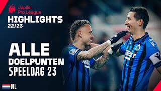 ALLE DOELPUNTEN 📺⚽ Jupiler Pro League Highlights GD23 [upl. by Enitsuga]