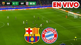 🔴 BARCELONA VS BAYERN MUNICH PARTIDO EN VIVO  CHAMPIONS LEAGUE  JUEGA LAMINE YAMAL FULL MATCH [upl. by Dannica]