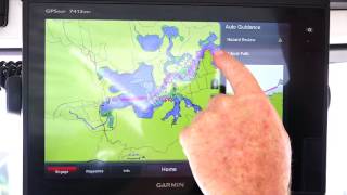 Garmin Marine How to navigate to a waypoint [upl. by Hselin]