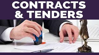 TENDERS amp CONTRACTS  Work Execution  Contract Agreement  IRISET Secunderabad Video Lecture [upl. by Reinhold]