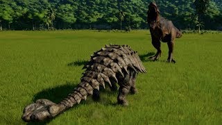 TRex vs Ankylosaurus Crichtonsaurus Nodosaurus Sauropelta amp Polacanthus 1080p 60FPS [upl. by Dickens]