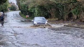 Hockley Heath flooding Cars vs water Compilation EP 1 [upl. by Eniamrahc692]