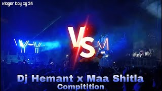 Maa Shitla x Dj Hemant  Full Compitition  Laxmi visharjan 2024 [upl. by Ahsel]