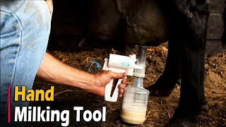 Hand Milking Machine for Cow Goat amp Buffalo  Hand Operated Milking Machine [upl. by Angelia968]