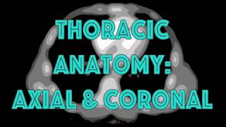 Anatomy Tutorial Thorax  Radiology Nation [upl. by Aicilyhp263]