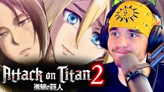 Her Name is Historia 💛  Attack On Titan 2x5 FIRST TIME REACTION [upl. by Bonnice814]