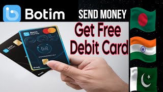 Botim Free Money Transfer from UAE  Botim App how to use  Botim free Debit card UAE [upl. by Evin]